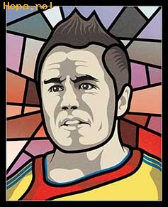Caricaturi fotbalisti Euro 2008 - Florentin Petre - Euro 2008